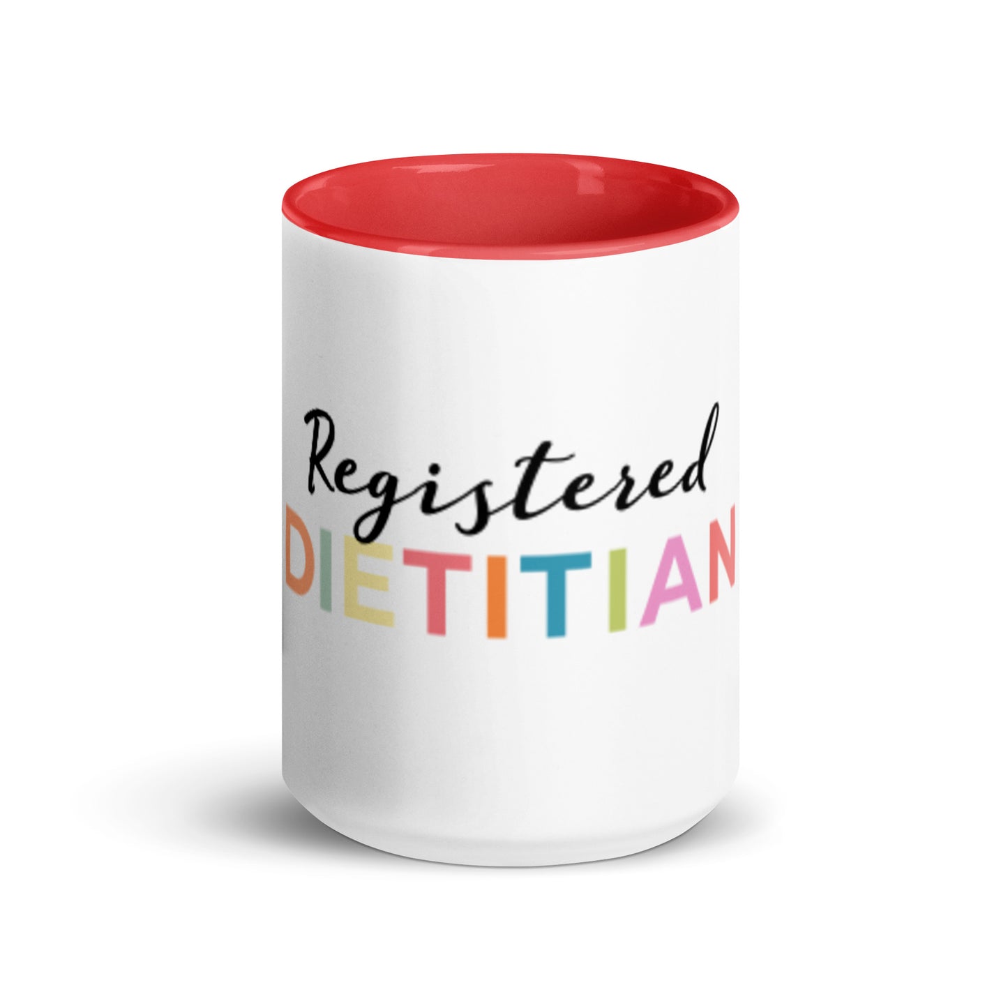 Registered Dietitian Mug with Color Inside